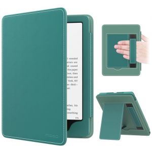 Étui pour Kindle Paperwhite 7 /68 (12e/11e génération-2024/2021) et Kindle Colorsoft Signature Edition coque mince en PU Rouge