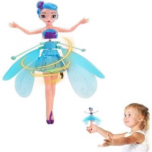 Poupée princesse fée volante Magical Flying Fairy Doll Jouet fée volante pour fille Sky Dancer Flying Toy Boy Girls Mini Drone