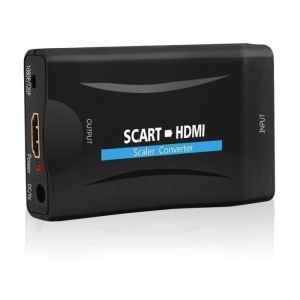 Convertisseur P&eacute;ritel vers Hdmi adaptateur P&eacute;ritel HDMI prise en charge de la sortie HDMI 720/1080P