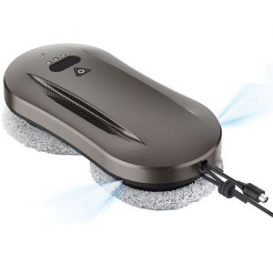 Robot Nettoyeur de Vitres Double Pulv&eacute;risateur Robot Laveur de vitres 5600 Pa T&eacute;l&eacute;commande