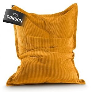 Lumaland Pouf Indoor Cord 380l jaune moutarde