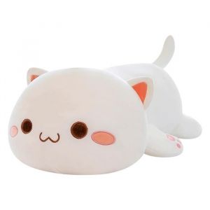 Oreiller Coussin Poup&eacute;e Chat Mignon Traversin Oreiller de Canap&eacute;-lit Sommeil D&eacute;coration Cr&eacute;ative Cadeau pour Enfants B&eacute;b&eacute; Filles