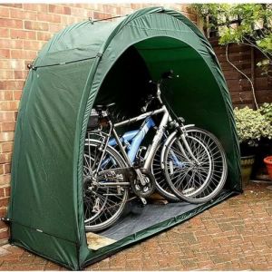 Grand abri de Rangement pour vélos Housse de vélo Local à vélos Jardin extérieur abri Familial extérieur 200 * 88 * 165 cm