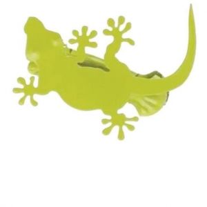 Embrasses pour rideaux pinces à rideaux modèle  Lézard Vert Anis 2 pièces