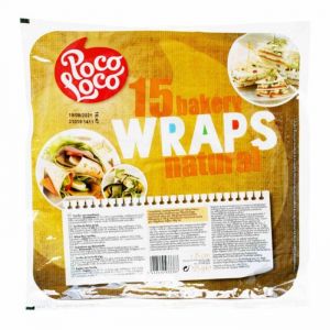 Poco Loco Tortilla Wraps 25cm 15 Pièces 925g/Sachet 1 sachet