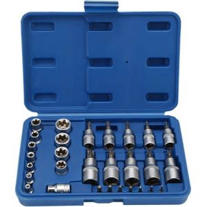 Coffret Douille Torx Femelle Mâle T8-T55 Embout avec Boîte
