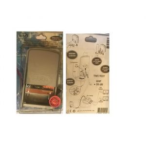 AMPLIFICATEUR TERRESTRE  UHF REGLABLE GAIN+35 DB REF 370002 ELAP HDME