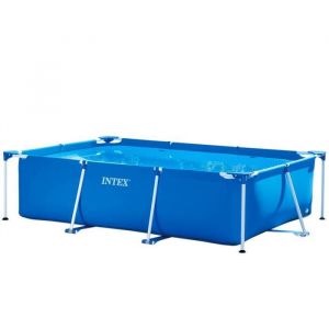 Grande Piscine INTEX Rectangulaire 3x2x0.75 Tubulaire Métal Enfant Adute Jeu Plein Air