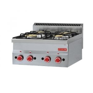 Réchaud 4 feux vifs gaz a poser 60/60 PCG