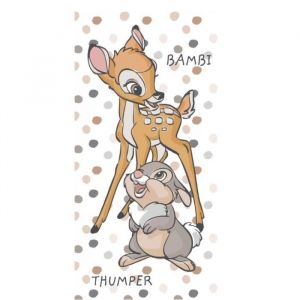 Disney Bambi Serviette Panpan Serviette de plage 70x140 cm Numéro darticle : JFK034750  Enfants serviette de plage