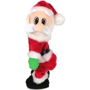 Automate - SILUMEN - Père Noël Twerk - H.36cm - Rouge - Intérieur - Plastique-Résine-keeper