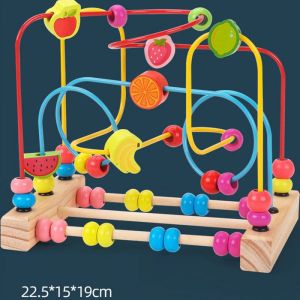 Circuit à Boule - CONFO - Boulier Montessori - Bois - Coloré - 225 x 1519 cm