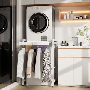 &Eacute;tag&egrave;re de rangement pour lave-linge support de rangement pour lave-linge avec plan de travail pour lave-linge