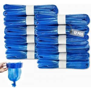 Recharge Poubelle a Couche - AQSACOKIYA - sac Compatibles Twist And Click Avec Octogonales pour 45 m - 12 Pi&egrave;ces