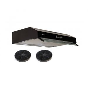 HOTTE CASQUETTE / VISIERE DOUBLE MOTEURS 60 CM - NOIR  BELDEKO