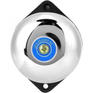 Sonnette électrique en acier inoxydable de 217 pouces sonnette électrique interne sans étincelles 220 V 5 W.