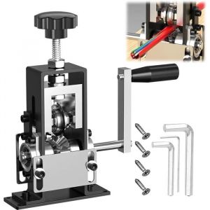 Denudeuse de Cable Electrique ManuelleMachine a Denuder Le Cuivre Les Fils Avec un Diam&egrave;Tre de D&eacute;Nudage de 1 &agrave; 25mmPince a Denuder