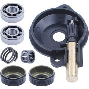 pour Husqvarna 235 236 240 Tron&ccedil;onneuse Manivelle Roulement Huile Joint Pompe Vis sans fin Kit d&rsquo;engrenage 530056363 574719301