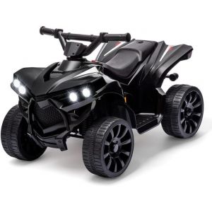 Quad &eacute;lectrique Enfant 6V Voiture &eacute;lectrique Enfants70x42x45cm &eacute;lectrique Enfant de 3 &agrave; 5 Ans poign&eacute;e et Selle Ergonomiquenoir