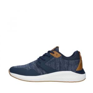 Chaussures de tennis homme - Wrangler WM01072A - Fermeture doublure semelle - Bleu marine