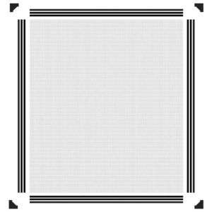 Moustiquaire magnétique pour fenêtres - SALUTUYA - BD0218 - 120x140 cm - A enroulement latéral - Magnétique