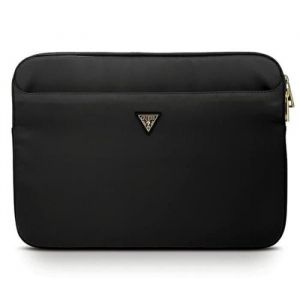 Housse pour ordinateur portable - Guess - Nylon Computer Sleeve - 13 pouces - Noir - Logo doré