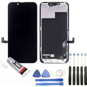 Ecran complet compatible avec Iphone 13 Mini taille 5.4" vitre tactile + écran LCD Oled + Kit outils + Colle B7000 Offerte