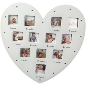 Cadre Pour Photos B&eacute;b&eacute; Cadre Photo Personnalis&eacute; Cadre Photo Ma Premi&egrave;re Ann&eacute;e Avec Lumi&egrave;re Cadre 12 Mois
