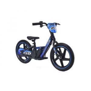 Draisienne &eacute;lectrique pour enfants RIRIBIKE RTX6 24V (16) bleu Batterie au lithium Moteur 250W Frein &agrave; disque