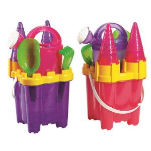 Seau Garni Château Remparts Translucide - EASYKADO - Modèles Assortis - Enfant - Mixte