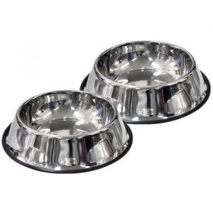 Gamelle pour chien - SCARLET BIJOUX - Bowl - Acier inoxydable - Antidérapant - Différentes tailles