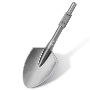 SDS HEX Ciseau &agrave; Pelle Burin Pelle138 x 440 mm Embout Hexagonal 30 mm avec Mallette en Plastique pour Ma&ccedil;onnerie Asphalte