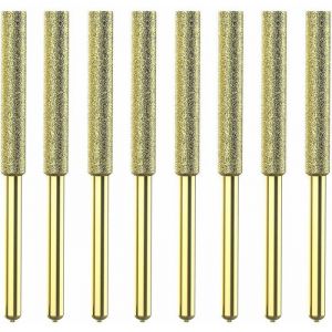 Aff&ucirc;teuse de cha&icirc;ne pour tron&ccedil;onneuse Meule daff&ucirc;tage diamant&eacute;e plaqu&eacute;e titane lime &agrave; scie &eacute;lectrique haute duret&eacute; convient pour