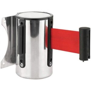 Barriere Retractable - 2M Barriere de Securite Extensible Inoxydable Barrière Ruban Ceinture