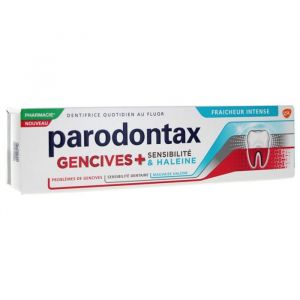 Parodontax Dentifrice Gencives + Sensibilité &amp  Haleine Fraîcheur Intense 75ml