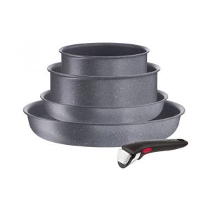Batterie de cuisine 5 pi&egrave;ces Ingenio Natural Force Tefal - Tous feux + induction - L3969053