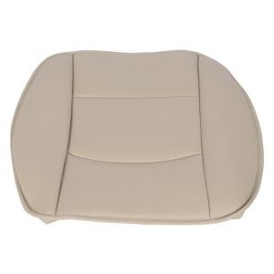 Coussin de Si&egrave;ge de Remplacement de Voiture en Cuir PU Protecteur de Si&egrave;ge Avant pour SUV Berline 4 Portes auto couvre Beige