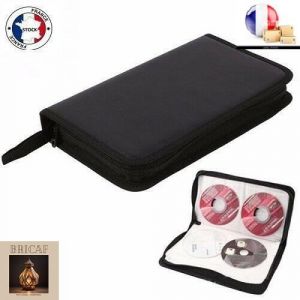 80 CD VCD DVD Classeur Rangement Boite Pochette Etui Range Sac Sacoche