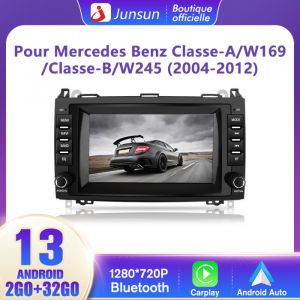 Junsun 7 Autoradio Android 12 pour Mercedes Benz Vito Viano/ Sprinter W639 W245/ Class B/ Clase A W169 avec Carplay Android Auto