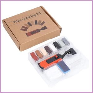 Cocosity Kit de R&eacute;paration de Carrelage - Stylo Chauffant Electrique avec Blocs de Cire - Outils de R&eacute;paration pour Pierre