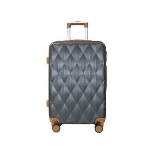 Texier - Valise taille moyenne 25x66x42cm anthracite TR