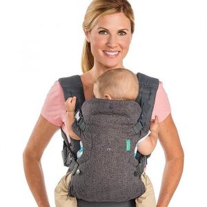 Infantino Flip Advanced Porte-Bébé 4-en-1 - Porte-Bébé Ergonomique avec 4 Positions de Portage - Pour Nourrissons et Tout-Petits