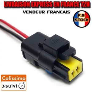 1x Connecteur prise fiche pour capteur sonde température feu phare Citroen etc Peugeot