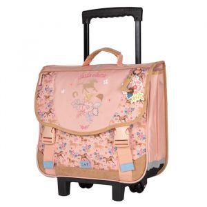 Cartable à roulettes STALLA BIANCA Cheval - 38 CM
