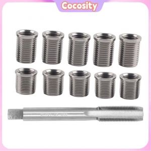 Outil de r&eacute;paration de filetage de bougie outil de r&eacute;paration de filetage de bougie dallumage M10x1.0 Vis + M12X1.0 ACCESSOIRES
