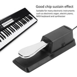 Lv.life P&eacute;dale de clavier Accessoires dinstruments universels de p&eacute;dale de sustain pour synth&eacute;tiseur de clavier MIDI de piano