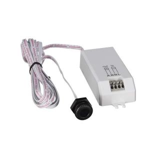 D&eacute;tecteur de mouvement - PEREL - &Agrave; encastrer - D&eacute;tection courte distance - Int&eacute;rieur - Blanc