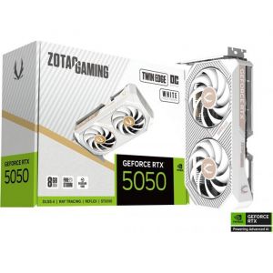 ZOTAC - Carte graphique gaming - GeForce RTX 5050 - Twin Edge OC White - 8 Go