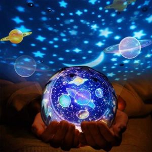 Projecteur Lumiere Bebe3 Modles 6 Films Rotatif Lampe Veilleuse Pour Fille Enfant Chambre Ciel Nuit toile Plafond Noir No VEILLEUSE