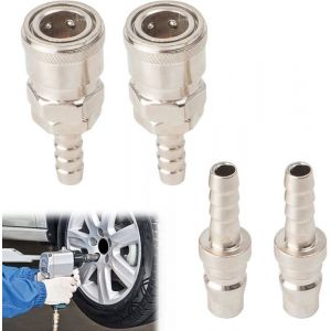 Raccord Rapide Air Comprim&eacute;Pneumatique dAir Kit CompresseurEmbout Pneumatique Embout8mm Raccord Rapide Pneumatique
